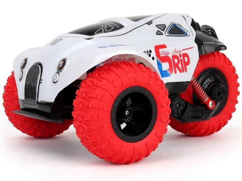 Радиоуправляемая машинка-перевертыш ZhengGuang Leopard DRIFT  2.4G 1/14 RTR (белая) + Ni-Cd и З/У