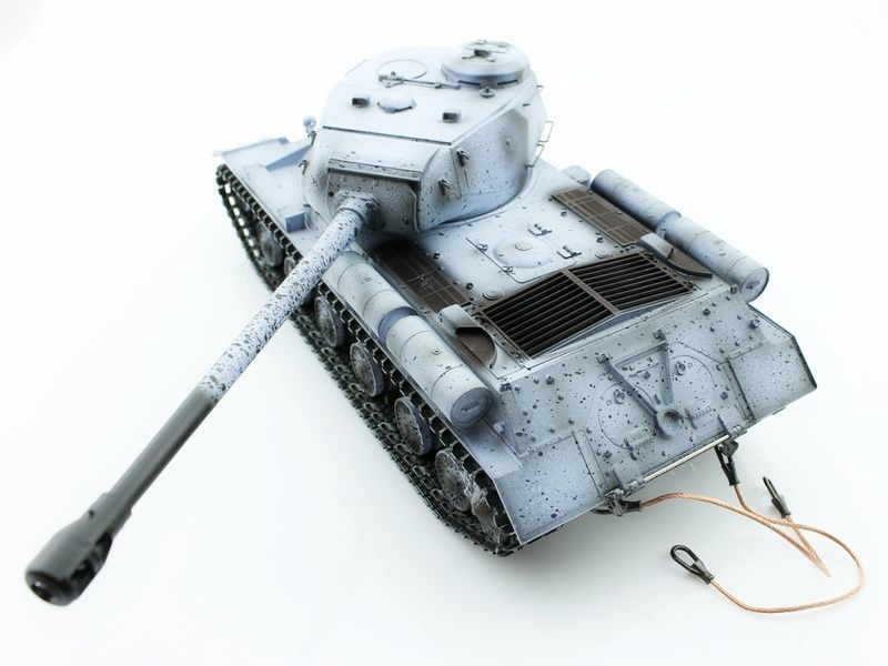 Радиоуправляемый танк Taigen 1/16 ИС-2 модель 1944, СССР, зимний, 2.4G, деревянная коробка Радиоуправляемый танк Taigen 1/16 ИС-2 модель 1944, СССР, зимний, 2.4G, деревянная коробка