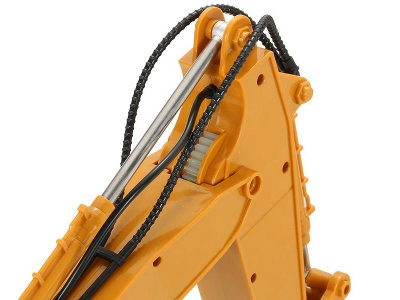 Радиоуправляемый экскаватор c отбойным молотом HUI NA TOYS 2.4G 16CH 1/14 RTR