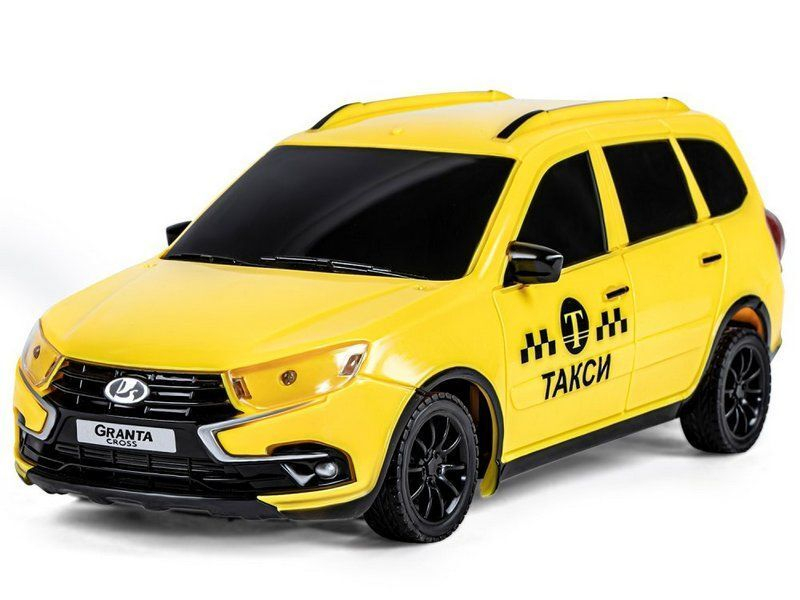 Радиоуправляемая машина AUTODRIVE Lada Granta такси, 1/16, желтый, 40MHz, в/к 34*15*13,5см Радиоуправляемая машина AUTODRIVE Lada Granta такси, 1/16, желтый, 40MHz, в/к 34*15*13,5см