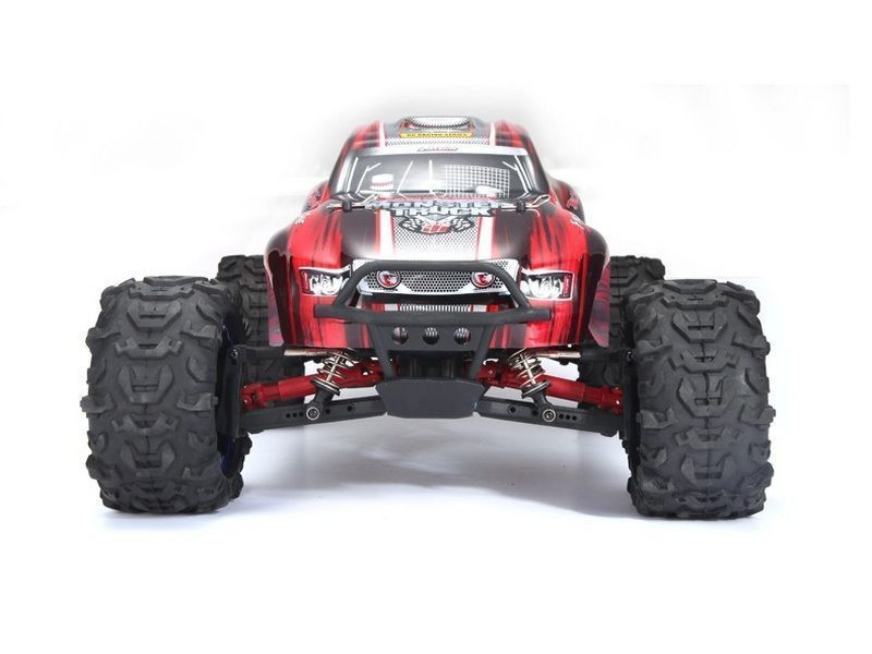 Радиоуправляемый монстр Remo Hobby Dinosaurs Master Brushless (красный) 4WD 2.4G 1/8 RTR