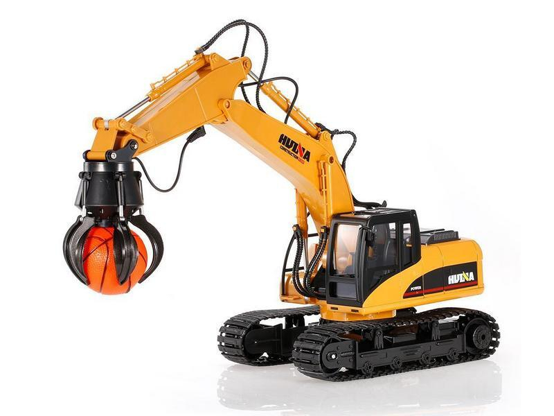 Радиоуправляемый экскаватор c шаровым захватом HUI NA TOYS 2.4G 16CH 1/14 RTR