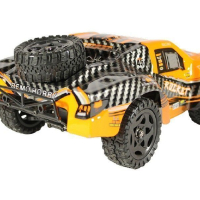 Радиоуправляемый шорт-корс Remo Hobby Rocket Brushless V2.0 (оранжевый) 4WD 2.4G 1/16 RTR