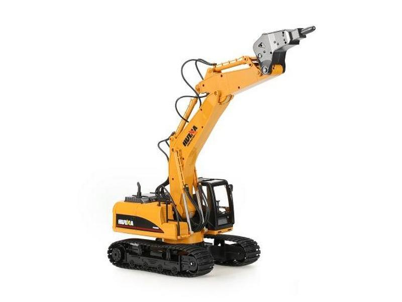 Радиоуправляемый экскаватор c отбойным молотом HUI NA TOYS 2.4G 16CH 1/14 RTR