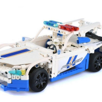Р/У конструктор CaDA Technic полицейская машина (430 деталей)