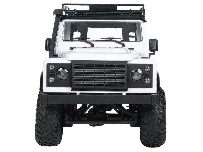 Радиоуправляемая машина MN MODEL английский внедорожник Defender D90 (белый) 4WD 2.4G 1/12 RTR