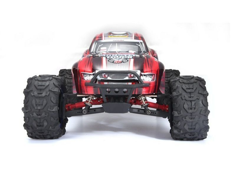 Радиоуправляемый монстр Remo Hobby Dinosaurs Master Brushless UPGRADE (красный) 4WD 2.4G 1/8 RTR