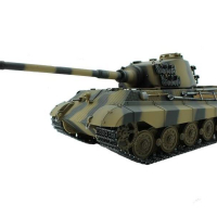 Р/У танк Torro King Tiger (башня Henschel) 1/16 2.4G, ВВ-пушка, деревянная коробка