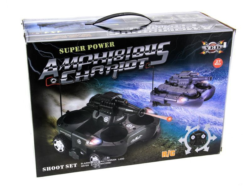 Р/У танк-амфибия YED стреляет шариками 24883