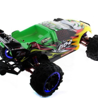 Радиоуправляемая трагги Remo Hobby EVO-R Brushless UPGRADE (зеленая) 4WD 2.4G 1/8 RTR