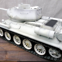 Р/У танк Taigen 1/16 T34-85 (СССР) (для ИК танкового боя) 2.4G (зимний)