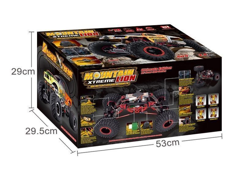 Радиоуправляемый краулер Remo Hobby Mountain Lion Xtreme 4WD 2.4G 1/10 RTR