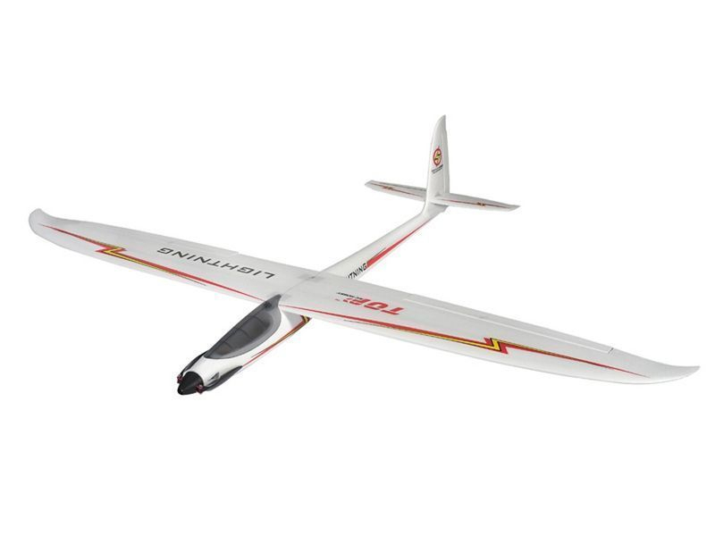Радиоуправляемый планер Top RC Lightning V2 (Propeller Power System) 1500мм 2.4G 4-ch LiPo RTF Радиоуправляемый планер Top RC Lightning V2 (Propeller Power System) 1500мм 2.4G 4-ch LiPo RTF