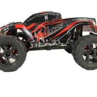 Радиоуправляемый монстр Remo Hobby MMAX PRO UPGRADE (красный) 4WD 2.4G 1/10 RTR