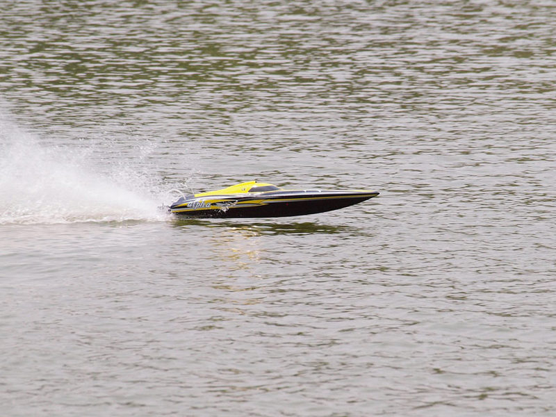 Радиоуправляемый катер Joysway Alpha Yellow Brushless 4S Li-Po 2.4G RTR