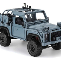 Радиоуправляемая машина MN MODEL англ. пикап Defender спецназ рейнджеров (синий) 4WD 2.4G 1/12 RTR