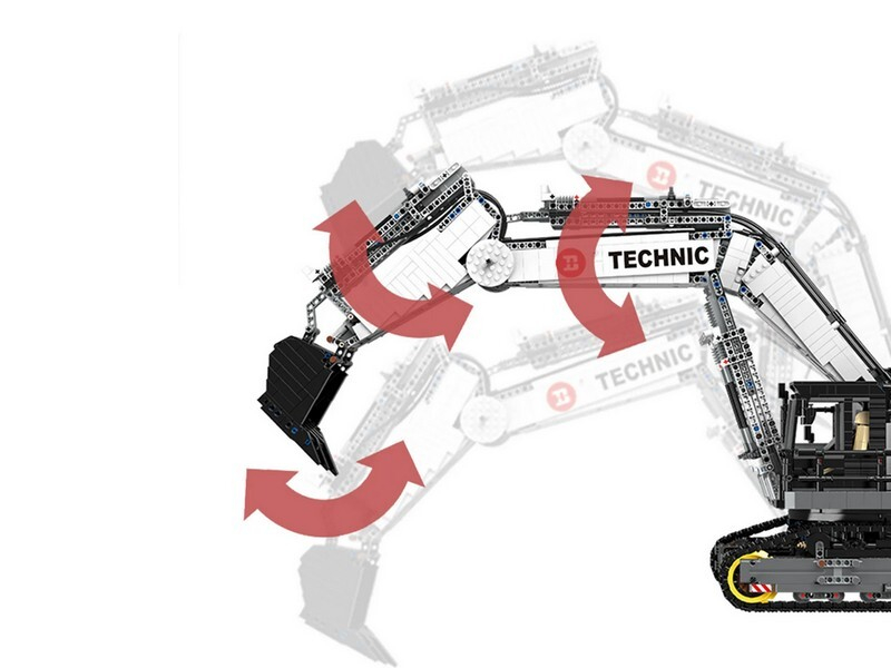 Радиоуправляемый конструктор RCM экскаватор (4342 детали)
