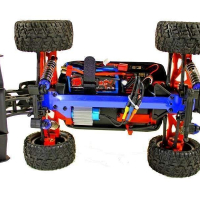 Радиоуправляемая трагги Remo Hobby S EVO-R Brushless UPGRADE (синяя) 4WD 2.4G 1/16 RTR