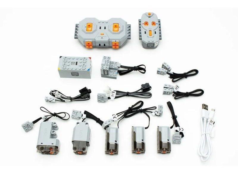 Радиоуправляемый конструктор CaDA MASTER бульдозер-погрузчик 1/17 (1469 деталей)