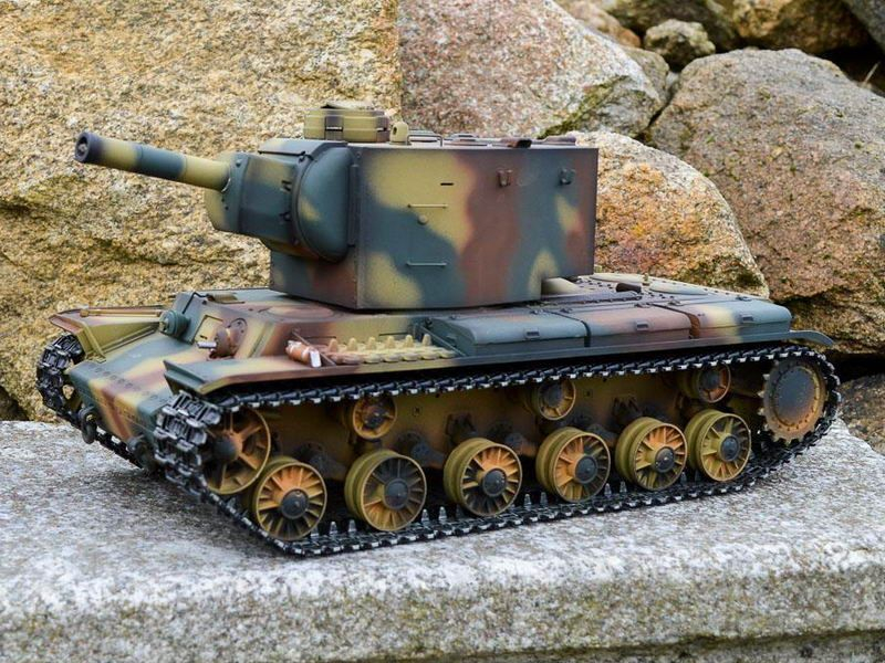 P/У танк Torro KV-2 1/16 2.4G, зеленый, ВВ-пушка