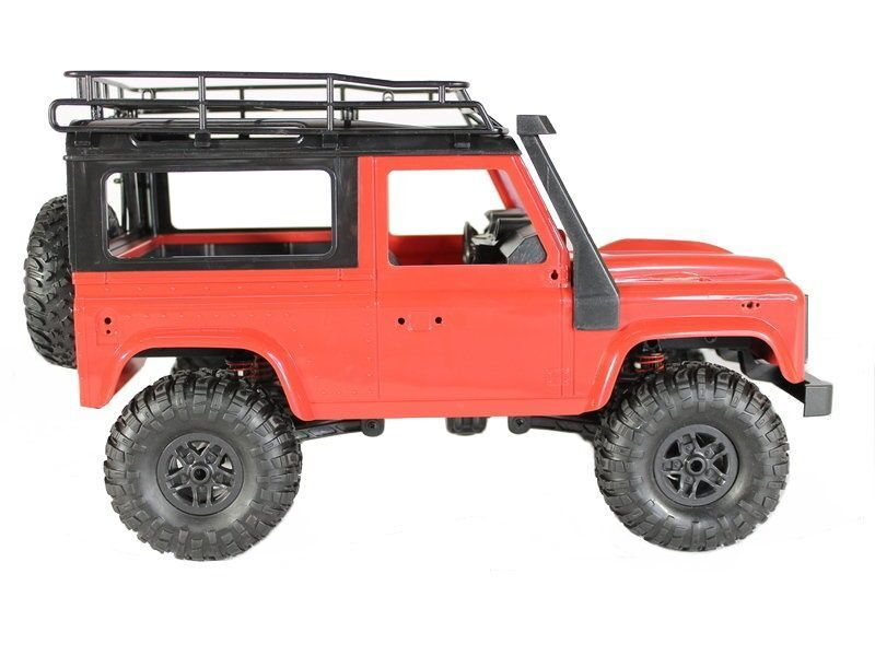 Радиоуправляемая машина MN MODEL английский внедорожник Defender (красный) 4WD 2.4G 1/12 RTR