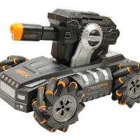 Р/У танк Mech Chariot RQ2085 стрельба водяными шарами, дрифтовые колеса, звук, управление от руки