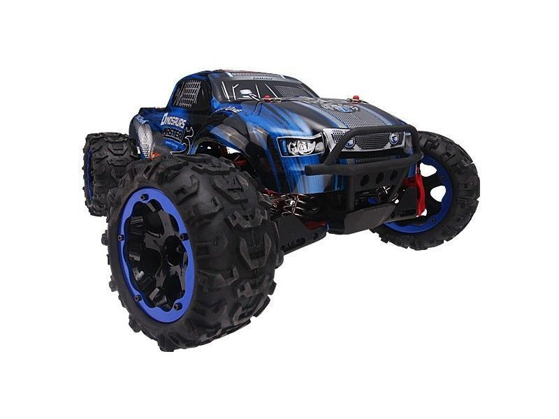 Радиоуправляемый монстр Remo Hobby Dinosaurs Master Brushless UPGRADE (синий) 4WD 2.4G 1/8 RTR