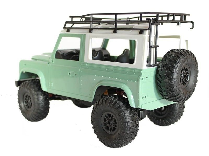 Радиоуправляемая машина MN MODEL английский внедорожник Defender (зеленый) 4WD 2.4G 1/12 RTR