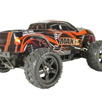 Радиоуправляемый монстр Remo Hobby SMAX V2.0 (красный) 4WD 2.4G 1/16 RTR