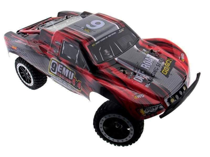 Радиоуправляемый шорт-корс Remo Hobby 9EMU (красный) 4WD 2.4G 1/8 RTR