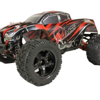 Радиоуправляемый монстр Remo Hobby MMAX UPGRADE (красный) 4WD 2.4G 1/10 RTR