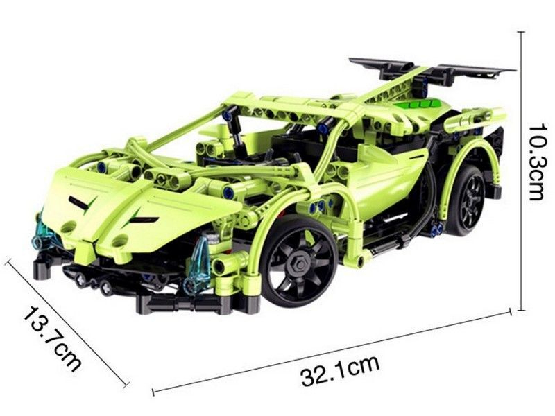 Р/У конструктор CaDA Technic спортивная машина (453 детали)