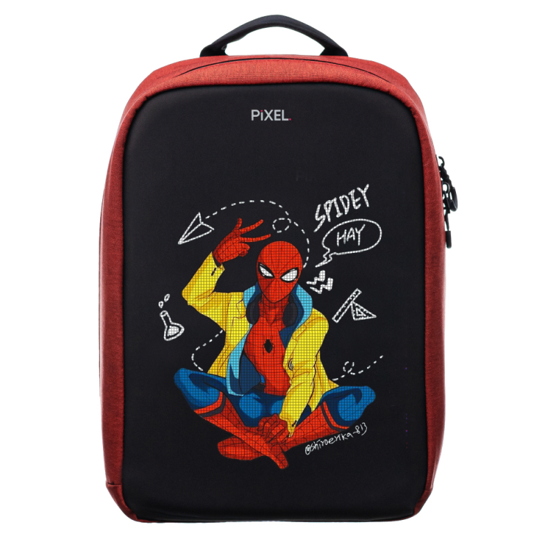 Рюкзак с дисплеем Pixel MAX 2.0 - Red Line (бордовый) Рюкзак с дисплеем Pixel MAX 2.0 - Red Line (бордовый)