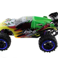 Радиоуправляемая трагги Remo Hobby EVO-R Brushless UPGRADE (зеленая) 4WD 2.4G 1/8 RTR