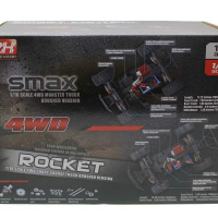 Радиоуправляемый шорт-корс Remo Hobby Rocket UPGRADE (оранжевый) 4WD 2.4G 1/16 RTR