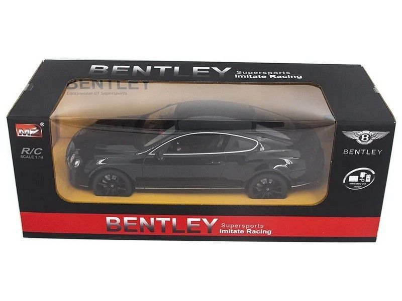 Радиоуправляемая машина MZ Bentley Continental 2048 ,черная, 1/14 +акб