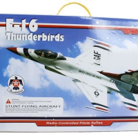 Р/У самолет CTF F16 Thunderbirds FX-823 290мм 2.4G EPP Gyro RTF (с гироскопом)