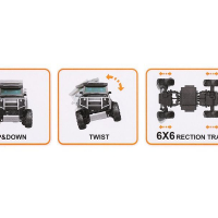 Радиоуправляемая машина MX Внедорожник Pickup 6x6 +акб 1/10