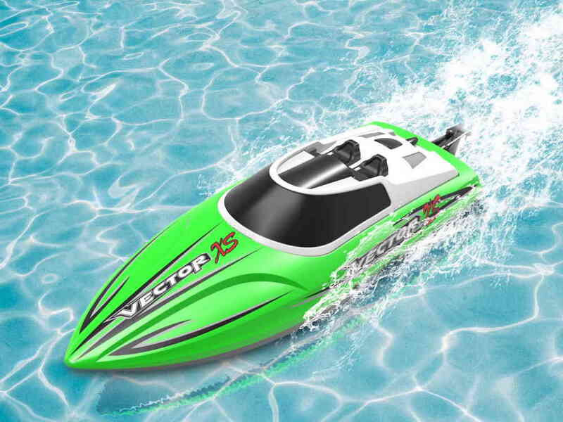 Радиоуправляемый катер Volantex RC Vector XS зеленый 2.4G RTR Радиоуправляемый катер Volantex RC Vector XS зеленый 2.4G RTR
