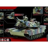 Р/У танк Huan Qi 1:28 M1A2 Abrams, 27/40МГц, стреляет шариками