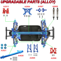 Радиоуправляемый монстр Remo Hobby SMAX (синий) 4WD 2.4G 1/16 RTR