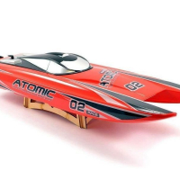 Радиоуправляемый катамаран Volantex RC ATOMIC 700 красный Brushless 2.4G LiPo RTR