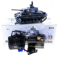 Р/У танк Heng Long 1/16 Panzerkampfwagen III (Германия) 2.4G RTR PRO темно-серый