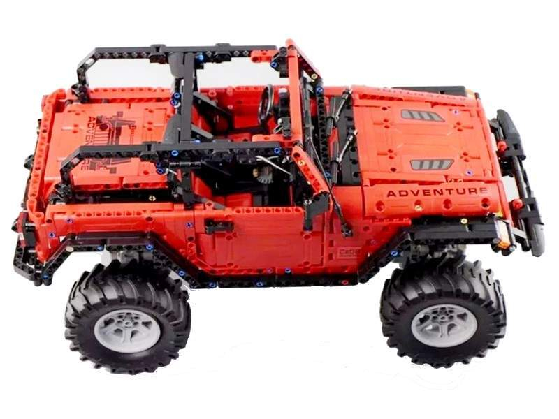 Радиоуправляемый конструктор CADA deTech Jeep Wrangler (1941 деталь)