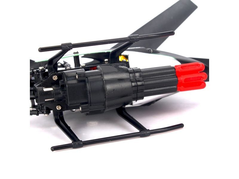 Р/У вертолет WLToys V398 IR RTF стреляет ракетами