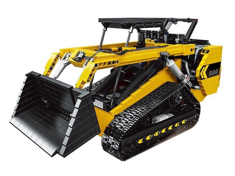 Радиоуправляемый конструктор RCM гусеничный погрузчик (1800 деталей)