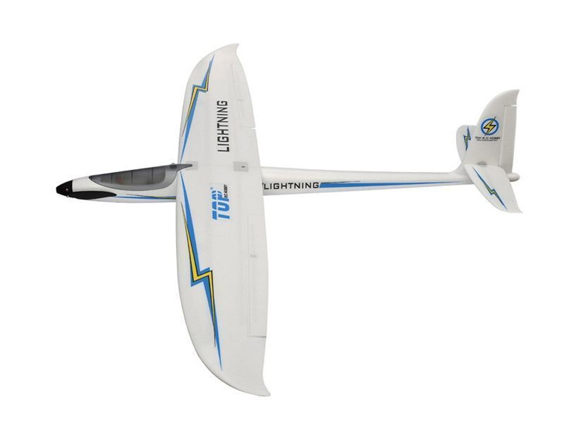 Радиоуправляемый планер Top RC Lightning V2 (Propeller Power System) 1500мм 2.4G 4-ch LiPo RTF Радиоуправляемый планер Top RC Lightning V2 (Propeller Power System) 1500мм 2.4G 4-ch LiPo RTF