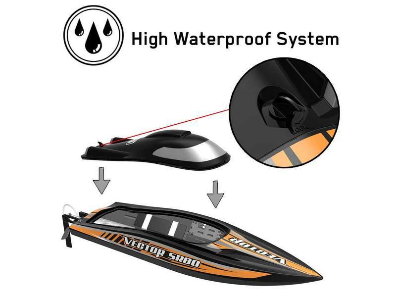 Радиоуправляемый катер Volantex RC Vector SR80 Brushless 2.4G ARTR