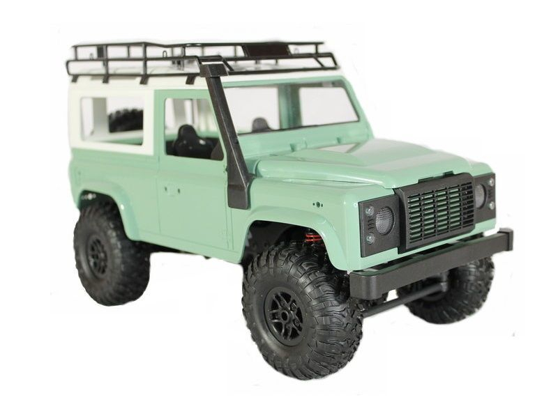 Радиоуправляемая машина MN MODEL английский внедорожник Defender (зеленый) 4WD 2.4G 1/12 RTR