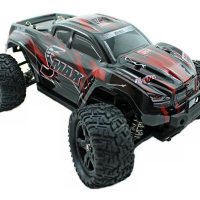 Радиоуправляемый монстр Remo Hobby SMAX Brushless (красный) 4WD 2.4G 1/16 RTR